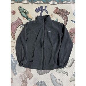 Columbia Women's Gray Full Zip Fleece Jacket Size S